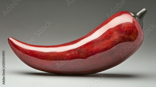 Glossy Red Chili Pepper
