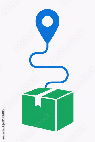 Online Order Tracking E-Commerce Illustration