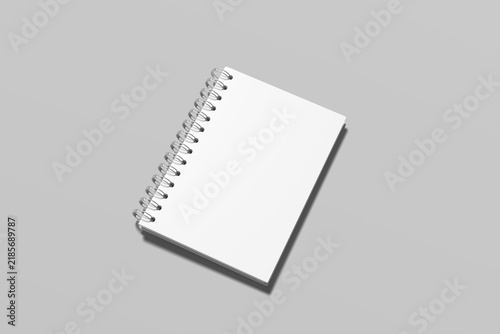 Fotografie Spiral Notebook Blank Mockup