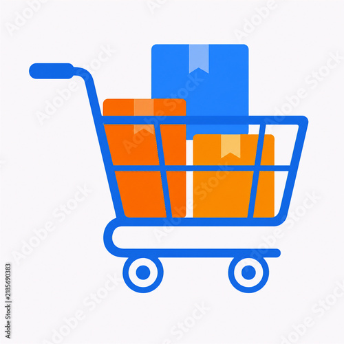 E-Commerce Shopping Cart Illustration
