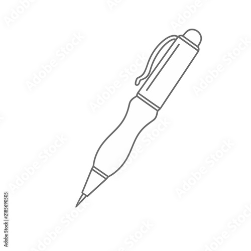 Outline of a pen