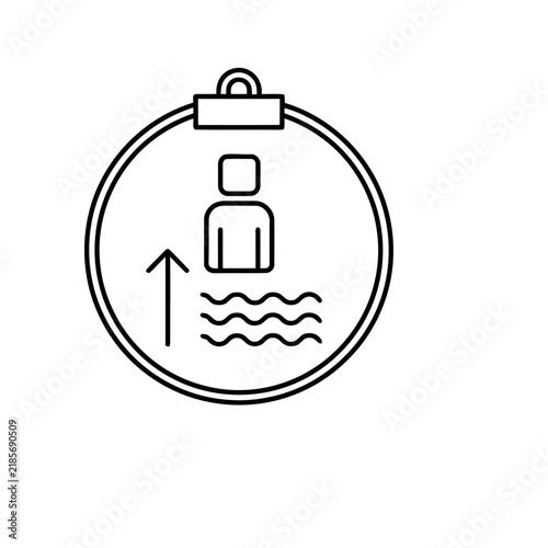 Person in water icon