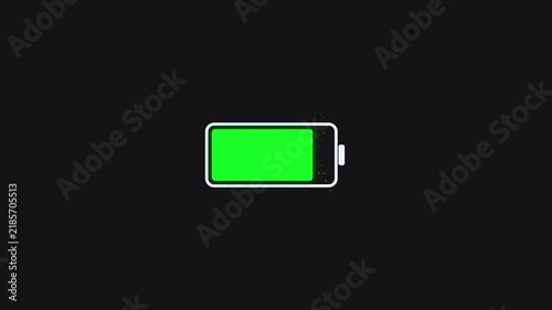 Battery charging with green energy particles and light sweep