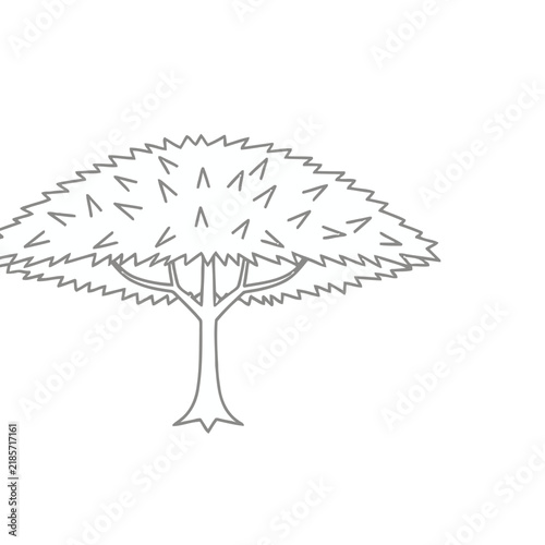 Stylized Tree Outline