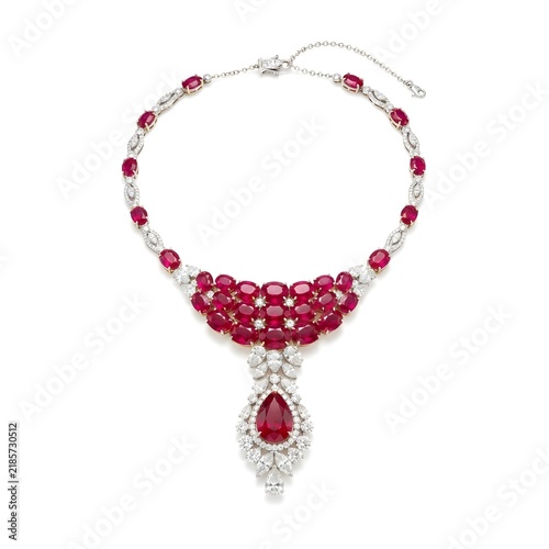 Elegant rich jewelry isolated