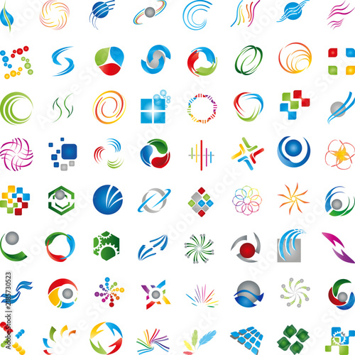 Große Logos Sammlung, Multimedia, Dienstleistungen, Web Design, Logo, Icon