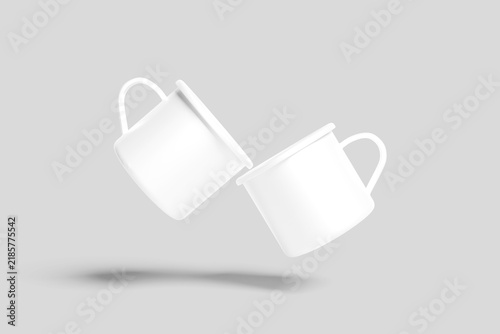 Blank Mug Mockup - 3D illustration