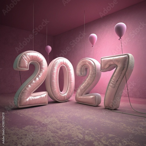 Obraz na płótnie new year