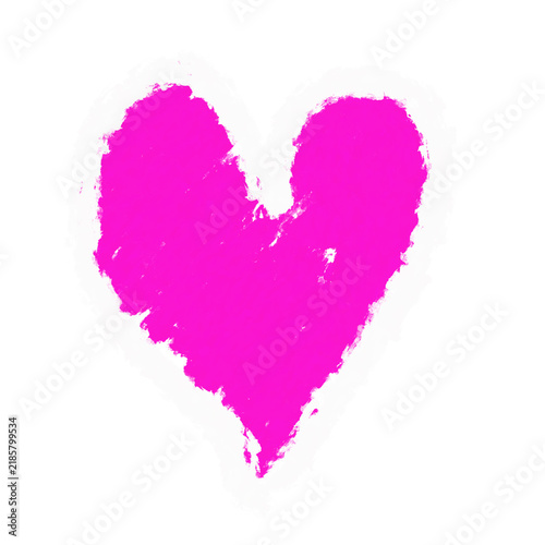 love Hand Drawn Chalk Doodle Elements Abstract Brush Texture Symbols and Icons