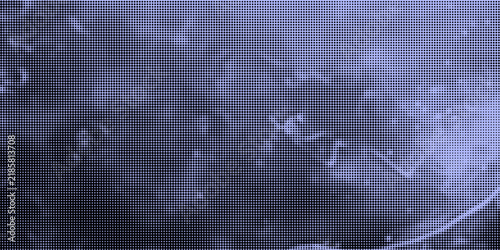 Dark Blue Halftone Smoke Abstract Background