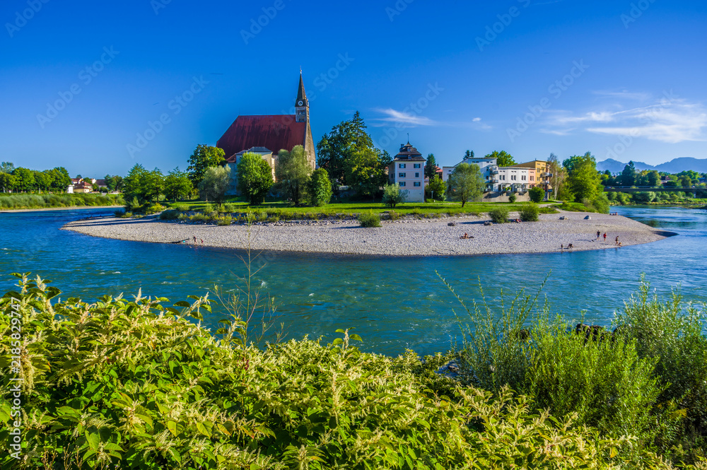 Obraz premium Salzachschleife
