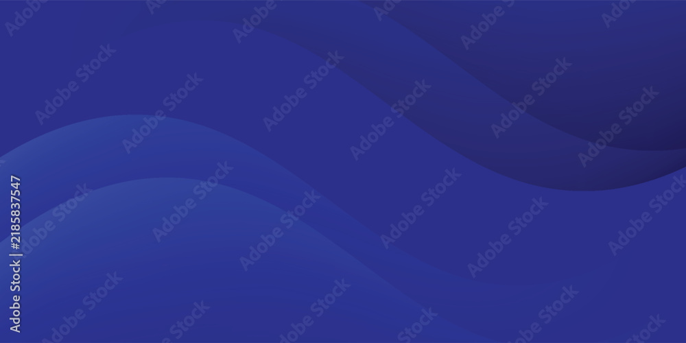 Obraz premium Blue abstract background wavy layers lines texture design vector