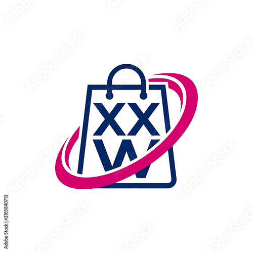 Tapety artystyczne XXW E-Commerce & Retail Store Monogram Logo