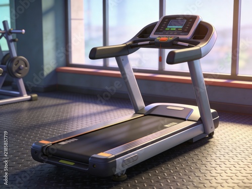 treadmill in gym