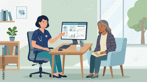 Doctor Discussing Medical Results With Patient