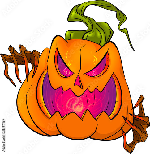 The Haunted Jack-o'-Lantern