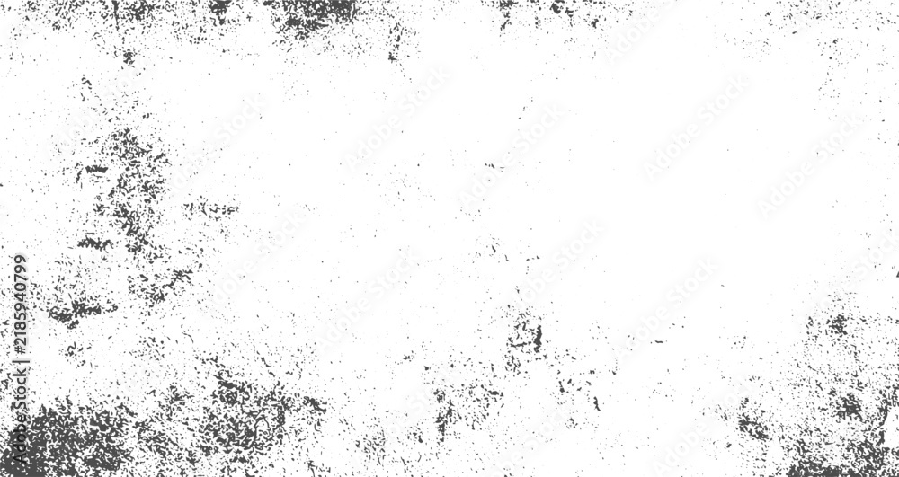 Obraz premium Minimal Grunge Texture Overlay with Fine Scratches, Black Ink Spots, Tiny Speckles, Soft Grain and Clean White Background for Vintage Photography and Graphic Design.