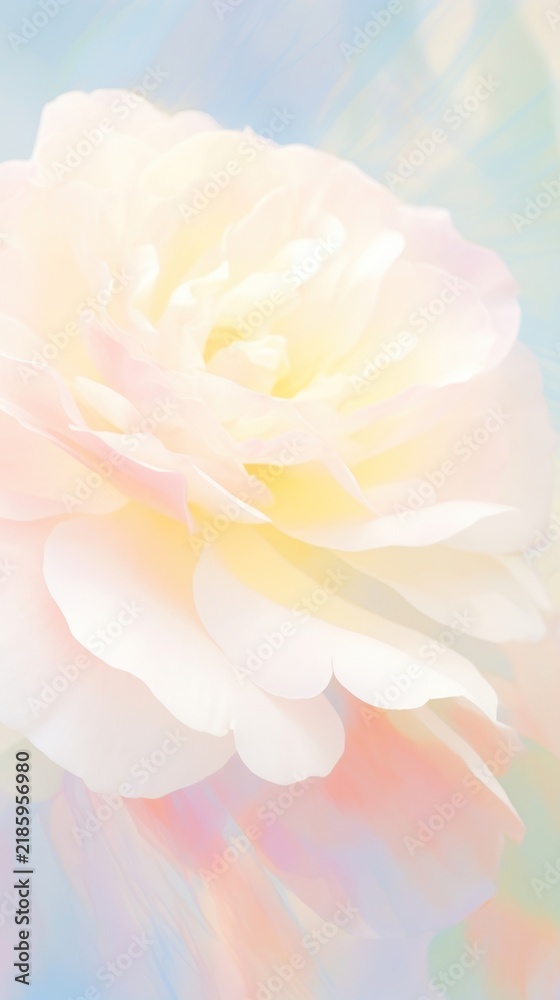 Obraz premium Blurred gradient rose backgrounds flower petal.