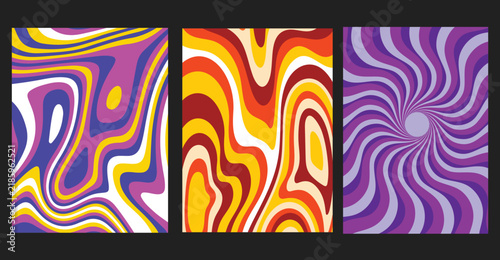 Pastel Pink and Brown Liquid Marble Texture | Retro Groovy Abstract Swirl