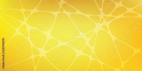 Obraz na plátně Abstract Yellow Cellular Network Background Vector