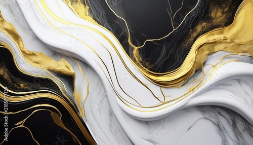 white marble texture with golden viens white black and gold fluid marbled background luxury modern backdrop for banner greeting card invitation