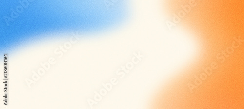 Quadro su tela White and blue widening pale sweep
