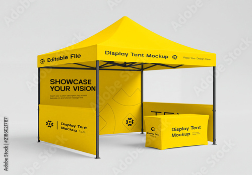 Exhibition Booth Tent Mockup