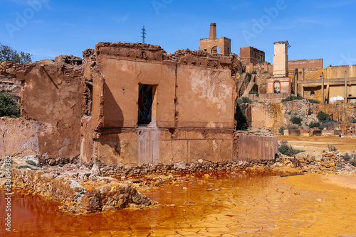 Abandoned Mining Structures in the Colorful Landscape of Mazarrón, Murcia, Spain