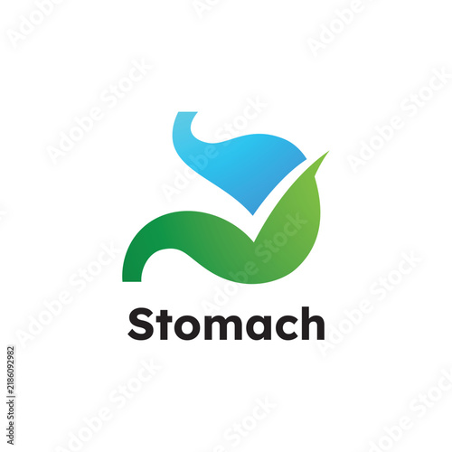 Stomach Care Logo Vector Design Template, Creative stomach Symbol