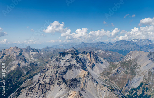 Obraz na plátne Cime-de-la-Planette  mountain peak, near Bardonecchia,  France, Italy