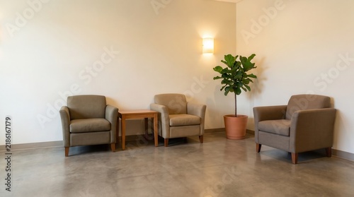 Calm waiting area