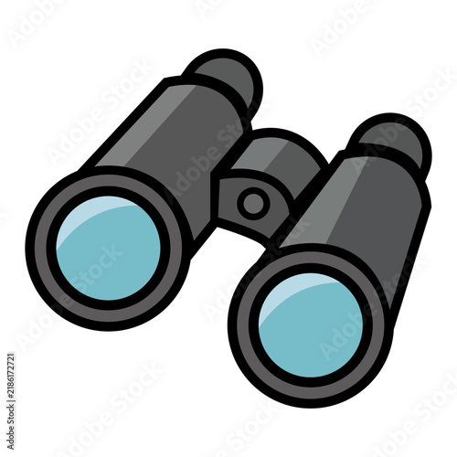 Binocular observation device symbol icon