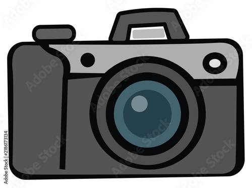 Digital Camera Flat Icon