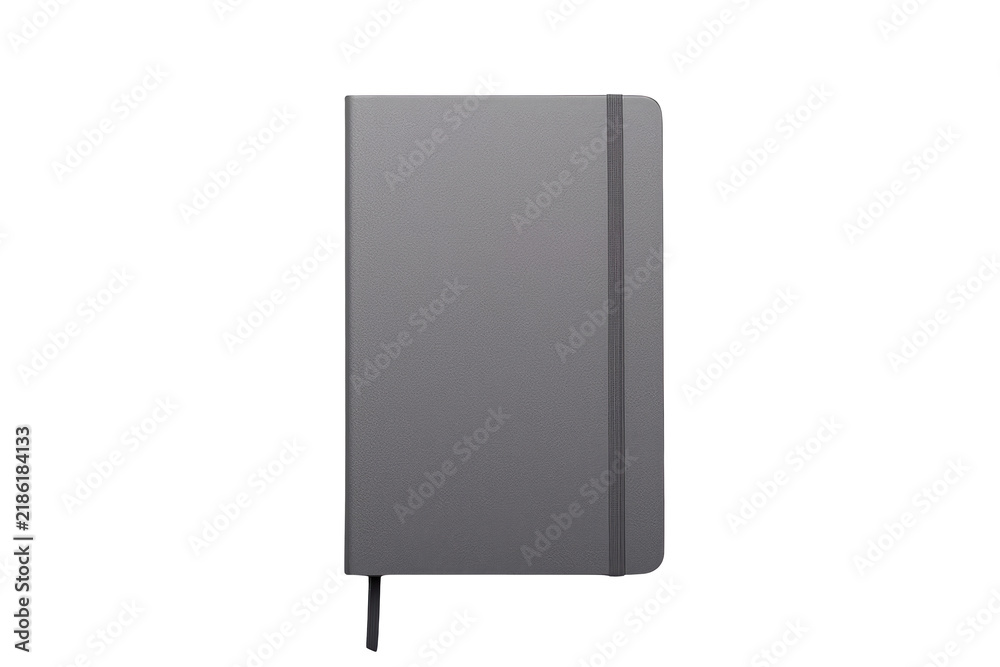 Fototapeta premium Dark Gray Hardcover Notebook