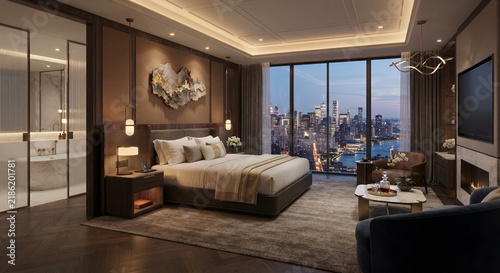 interior of a hotel room