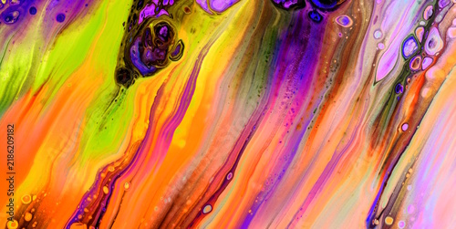 Fluid Contemporary Artwork with Brush Stroke Vibrancy