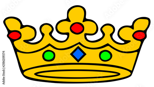 Foto royal crown vector