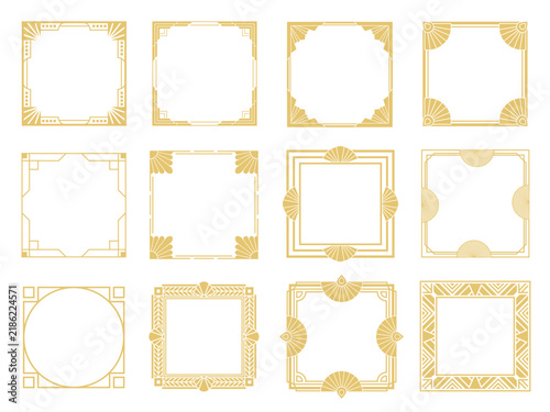 art deco corners and frames