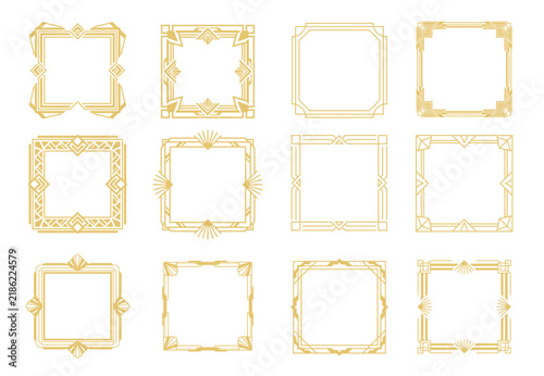 art deco corners and frames