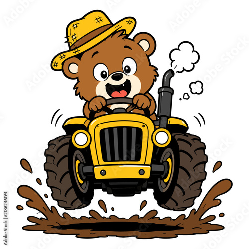 Cute Cartoon Animal Characters Collection with Teddy Bear, Lion and Dog for Children, Toys, Baby Designs, Greeting Cards and Fun Vector Illustrations