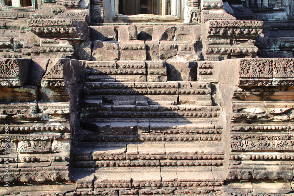 Obraz premium ruined buddhist and hindu khmer temple (banteay samre) in angkor in siem reap in cambodia 