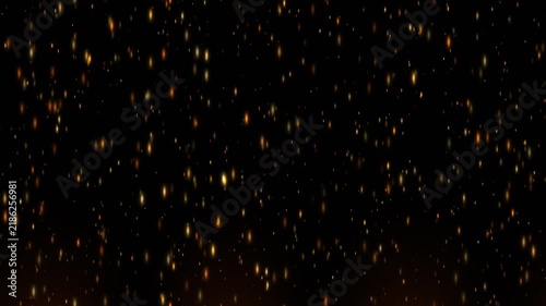 Cosmic Starfield with Bright Sparkling Celestial Bodies Against Deep Space Darkness