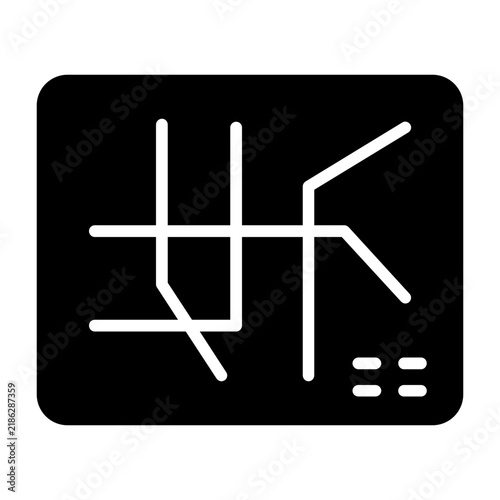 Subway Map Vector Icon