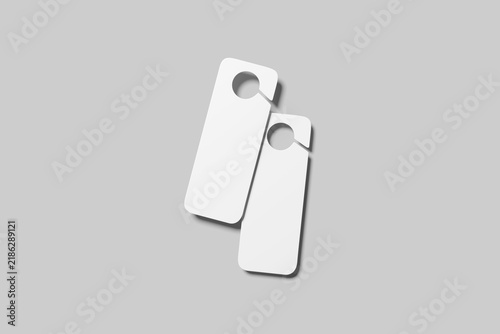 Blank Door Hanger Mockup for Branding and Custom Design
