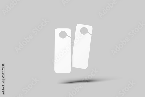 Blank Door Hanger Mockup for Branding and Custom Design
