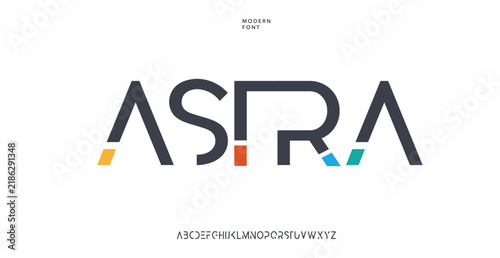 modern minimal bold capital alphabet letter logo design