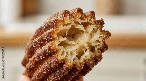Crispy Churro Close-up with Cinnamon Sugar Coating
