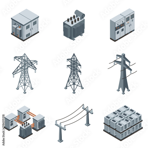 Dynamic Isometric of Modern Electrical Power Infrastructure and Transmission Network Components