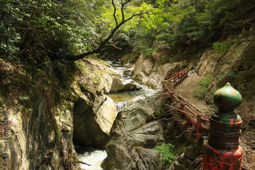 愛媛県松山市　湧ヶ淵の風景
