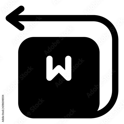 Return icon for refund, exchange and customer service